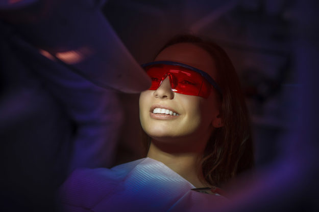 teeth whitening options (4) woman getting teeth whitening options